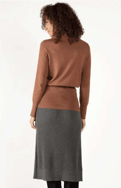 Knit Turtleneck in Cayenne