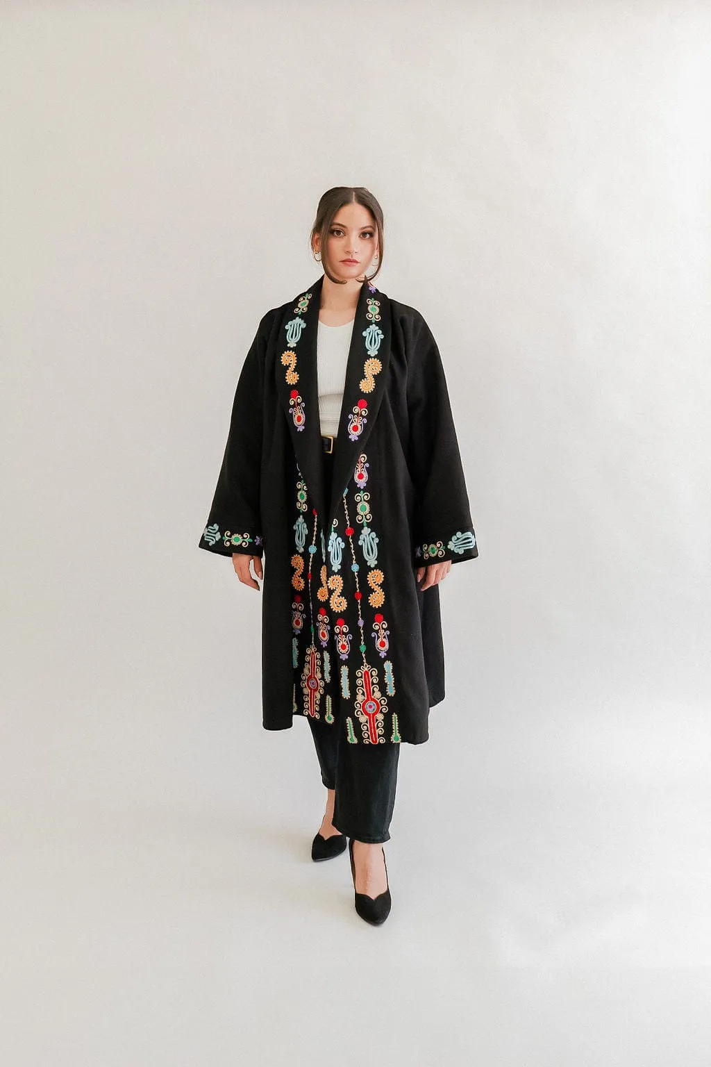 Maram- Hand Embroidered Winter Coat