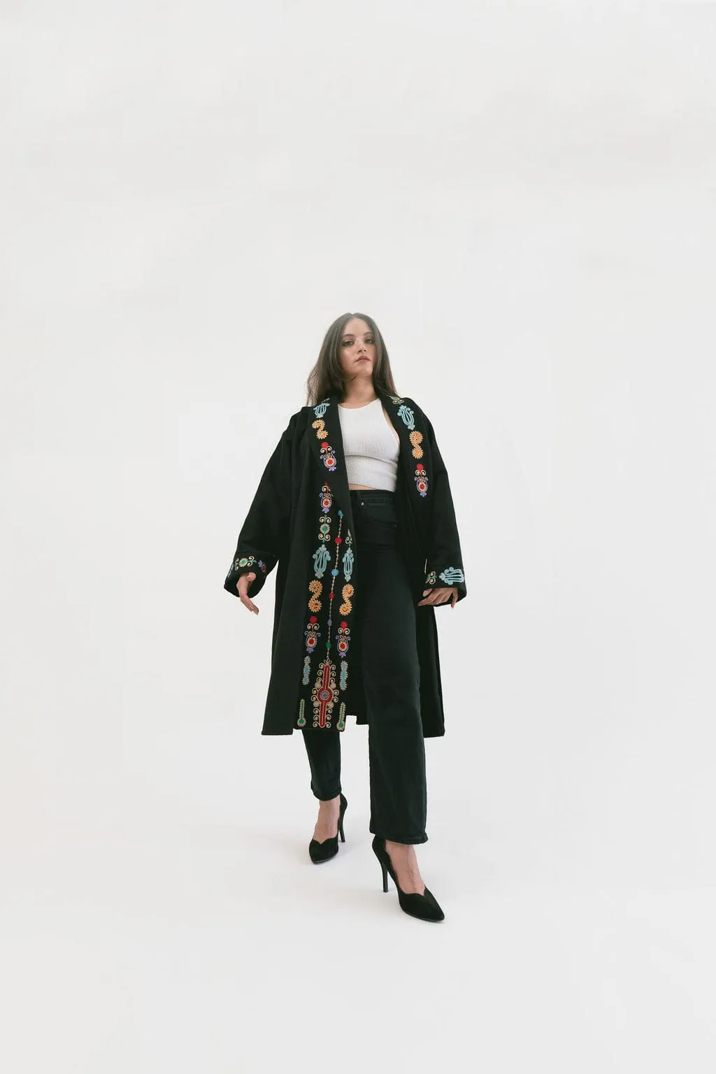 Maram- Hand Embroidered Winter Coat