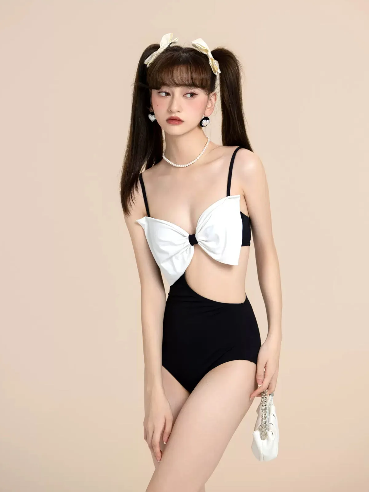 Midnight Allure Black One-Piece Swimsuit