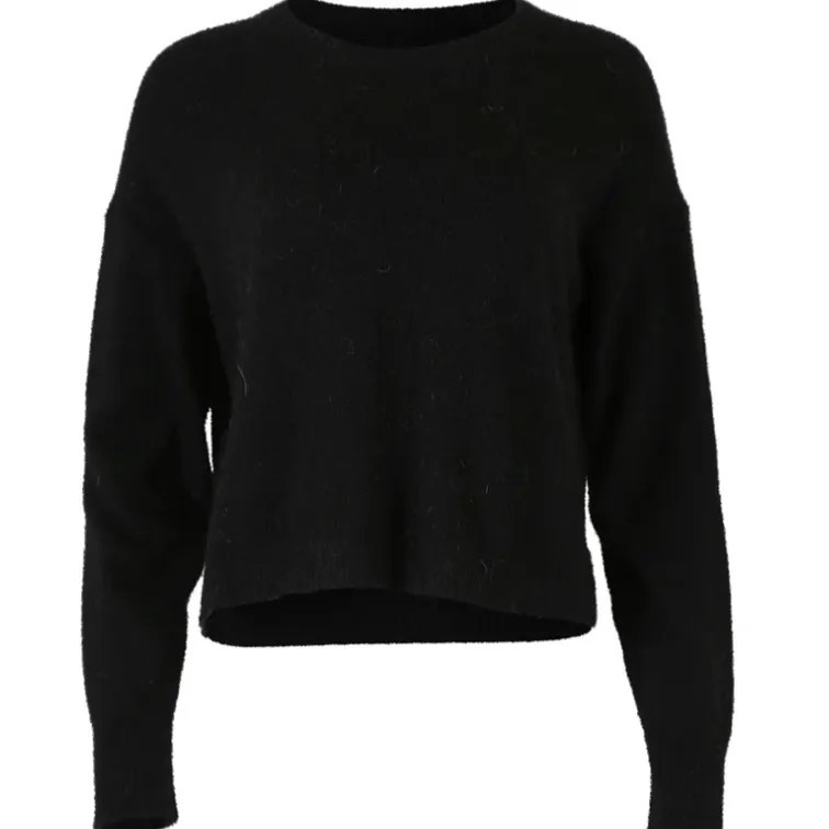 Olga De Polga Portland Black Angora Sweater
