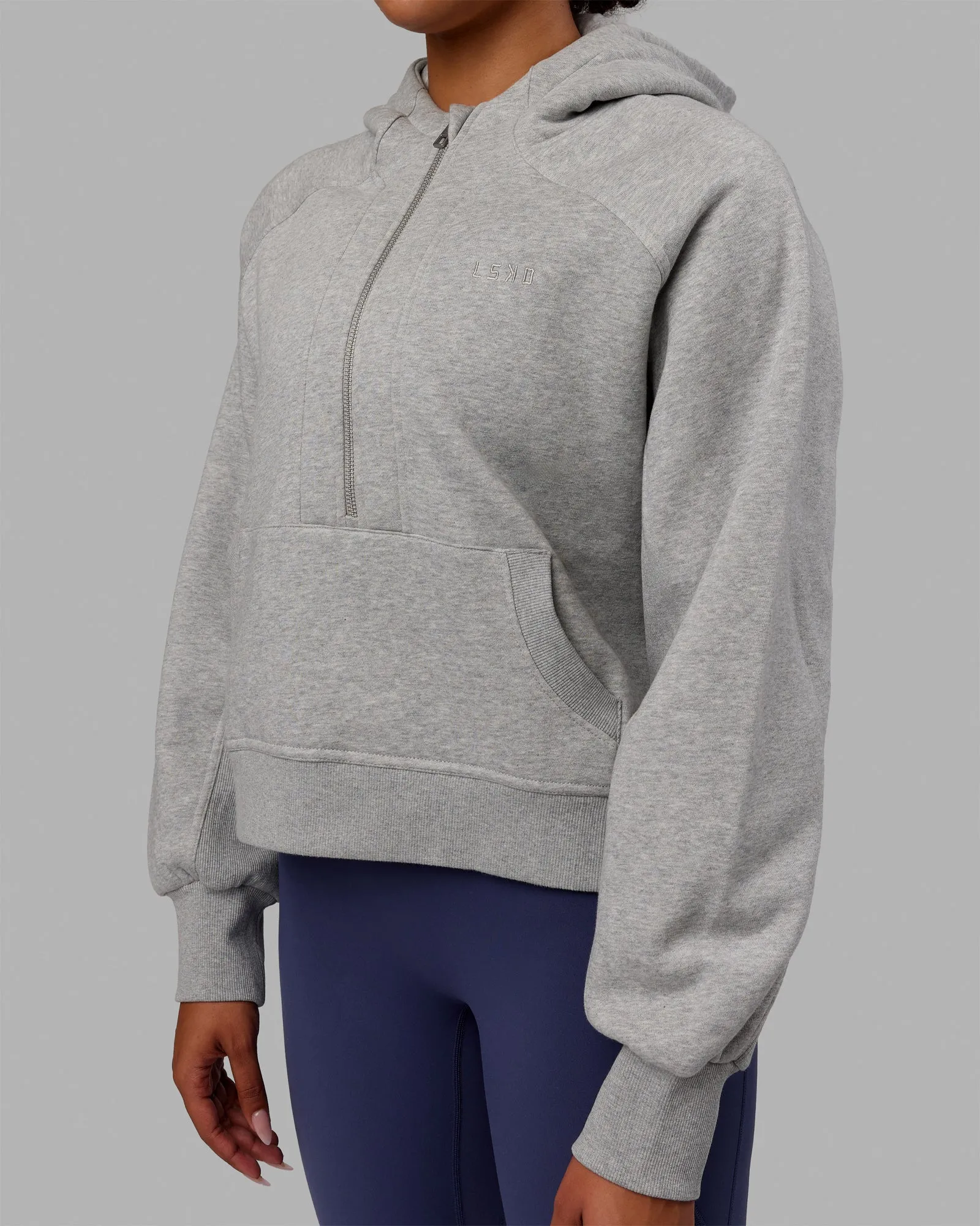 Pursue Hoodie - Light Grey Marl