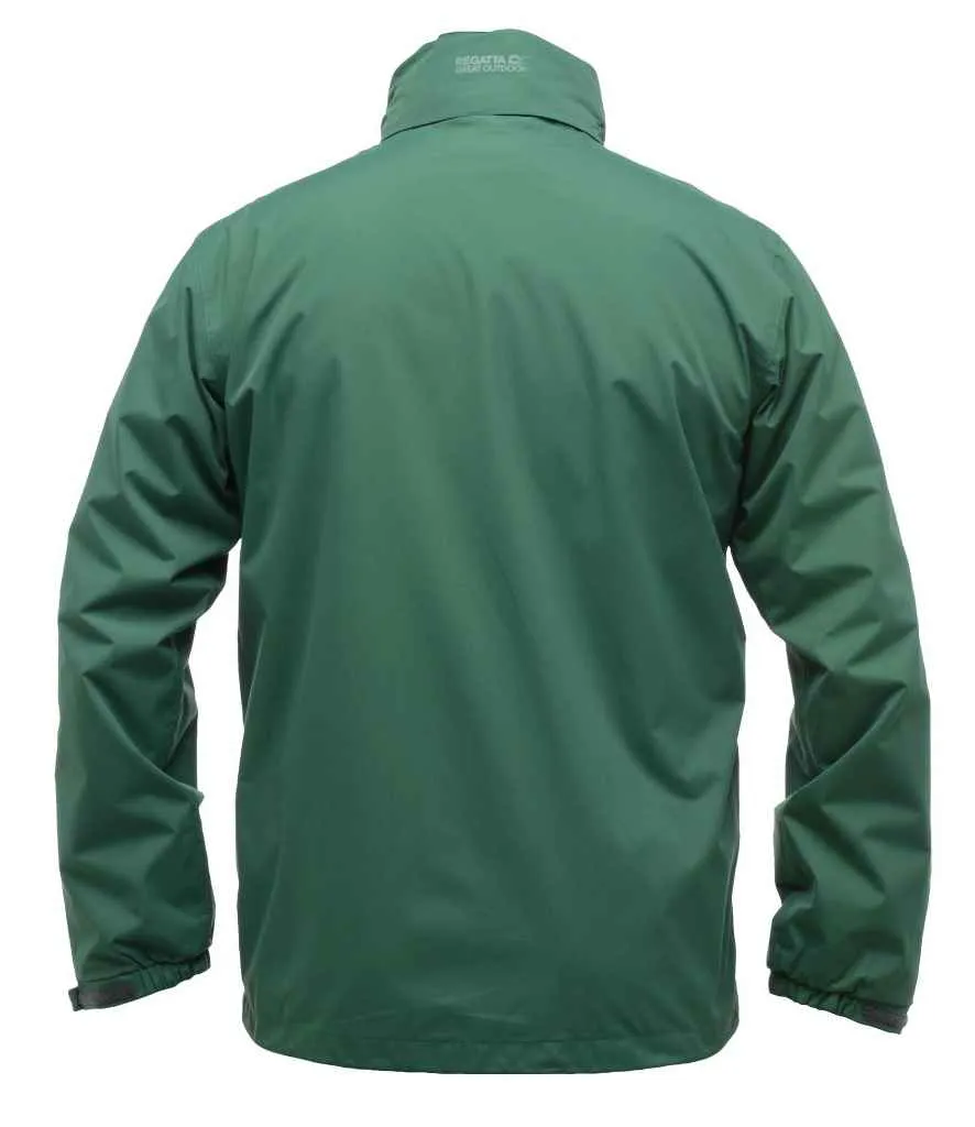 Regatta Ardmore Waterproof Shell Jacket | Bottle Green/Seal Grey