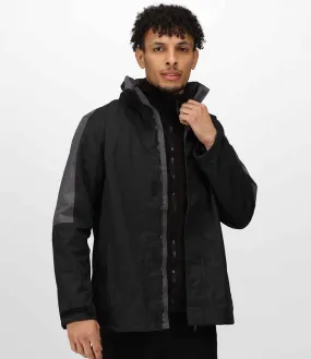 Regatta Defender III 3-in-1 Jacket | Black/Seal Grey