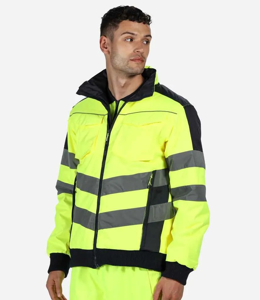 Regatta High Visibility Pro Contrast Bomber Jacket