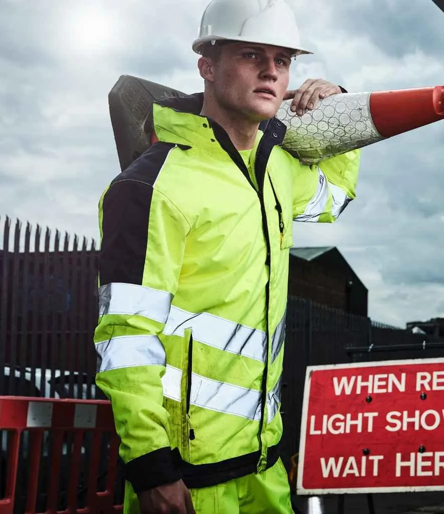 Regatta High Visibility Pro Contrast Bomber Jacket