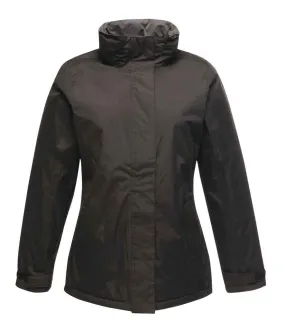 Regatta Ladies Beauford Waterproof Insulated Jacket | Black/Seal Grey