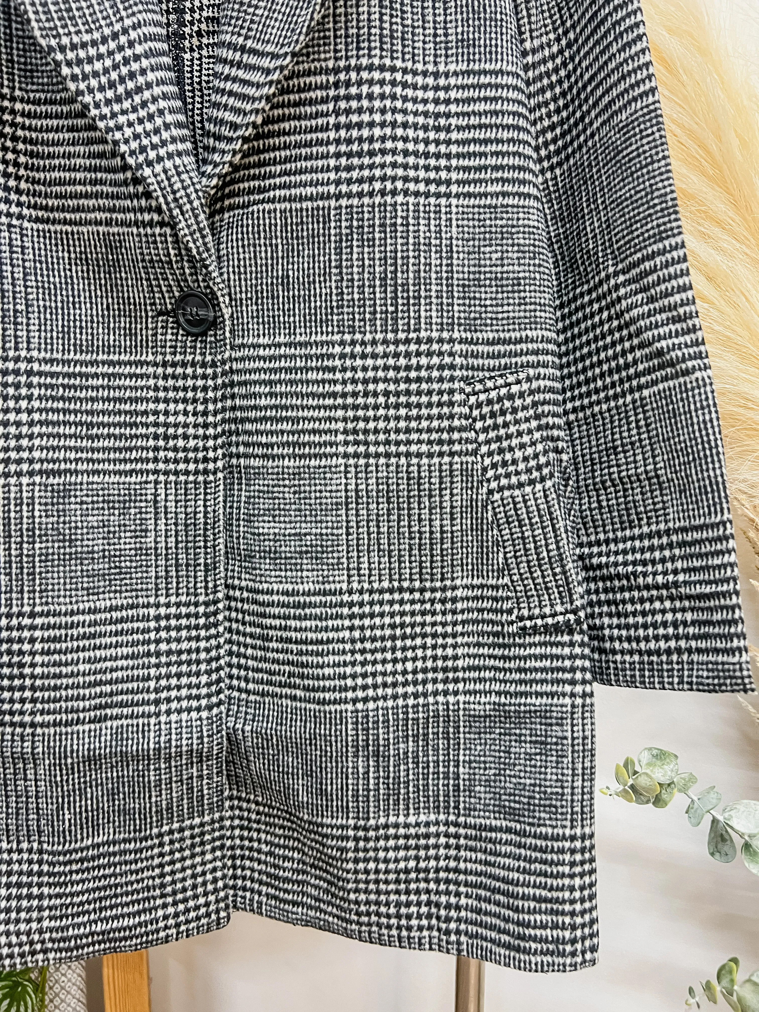 RESTOCK! Anna Wool Blend Houndstooth Coat