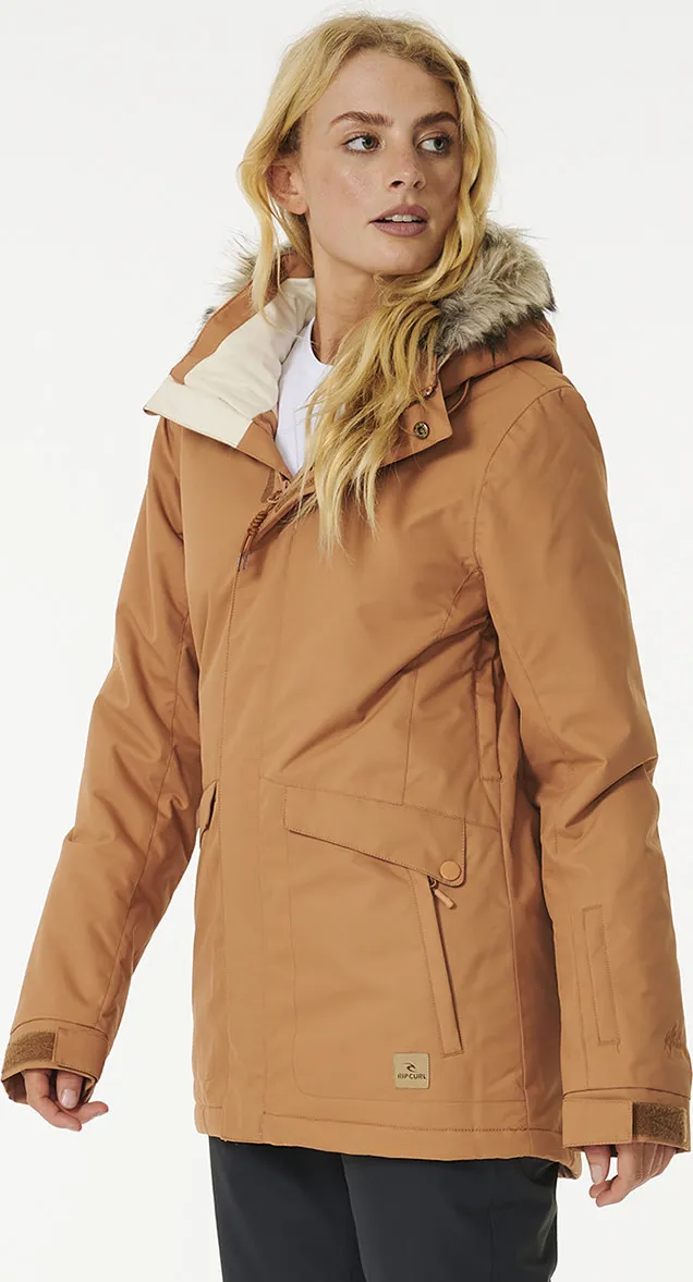 Rip Curl Women&#x27;s Rider Parker Jacket Light Brown | Buy Rip Curl Women&#x27;s Rider Parker Jacket Light Brown here | Outnorth