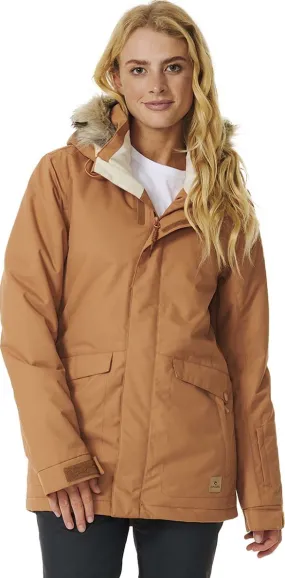 Rip Curl Women&#x27;s Rider Parker Jacket Light Brown | Buy Rip Curl Women&#x27;s Rider Parker Jacket Light Brown here | Outnorth