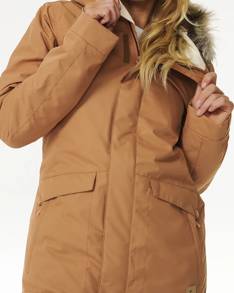 Rip Curl Women&#x27;s Rider Parker Jacket Light Brown | Buy Rip Curl Women&#x27;s Rider Parker Jacket Light Brown here | Outnorth