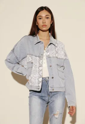 Snake Denim Jacket