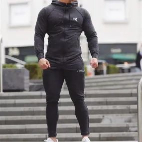 Sports Clothing Men Set Running Gym Sweatshirt Male Sportswear Tracksuit Fitness Body buildin Mens Hoodies Pants Sport Suit Men