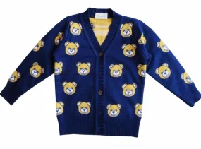 Teddy bear Blue Cardigan