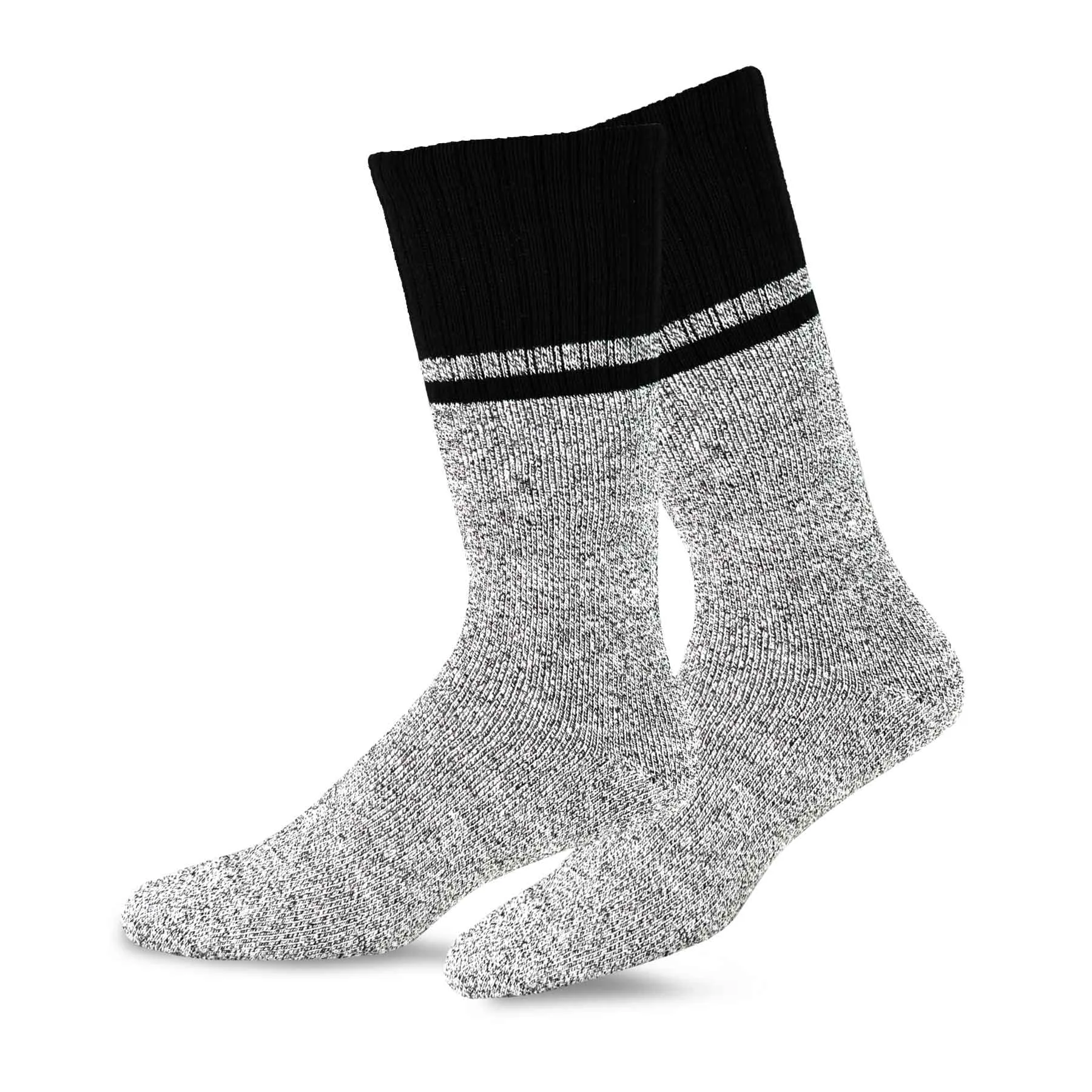TeeHee Socks Men's Thermal Cotton Crew Colorblock 4-Pack (50763)