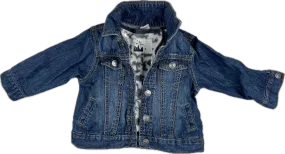 Tex Baby Classic Denim Jacket with Removable Polar Fleece Vest Lining- Size 9M