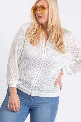 The Bold Fishnet Jacket