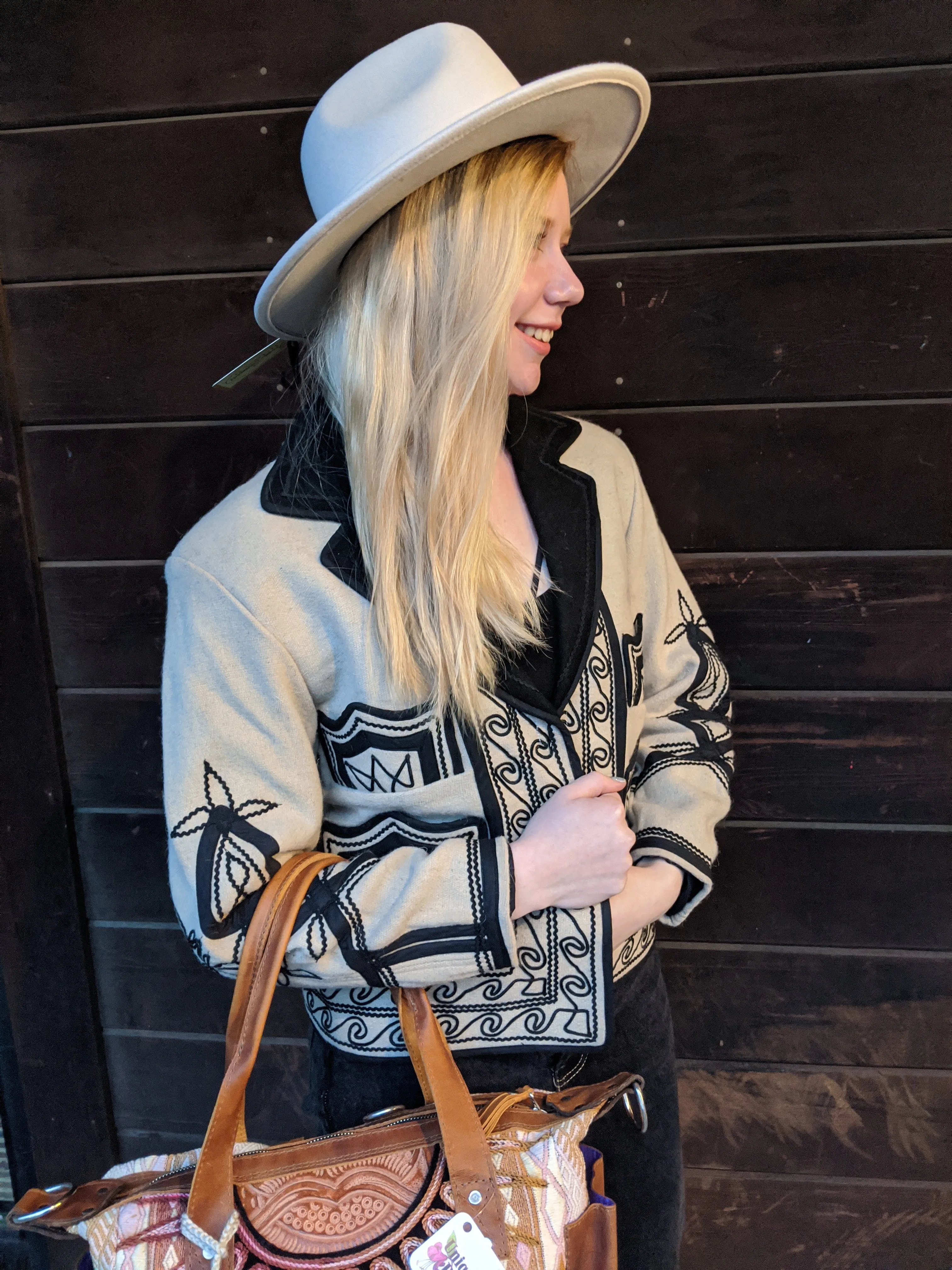 TRADITIONAL SOLOLA WOOL JACKET sz S