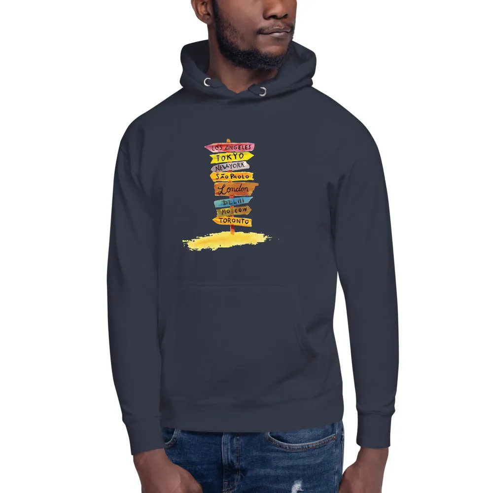 Travel Diaries Men's Hoodie