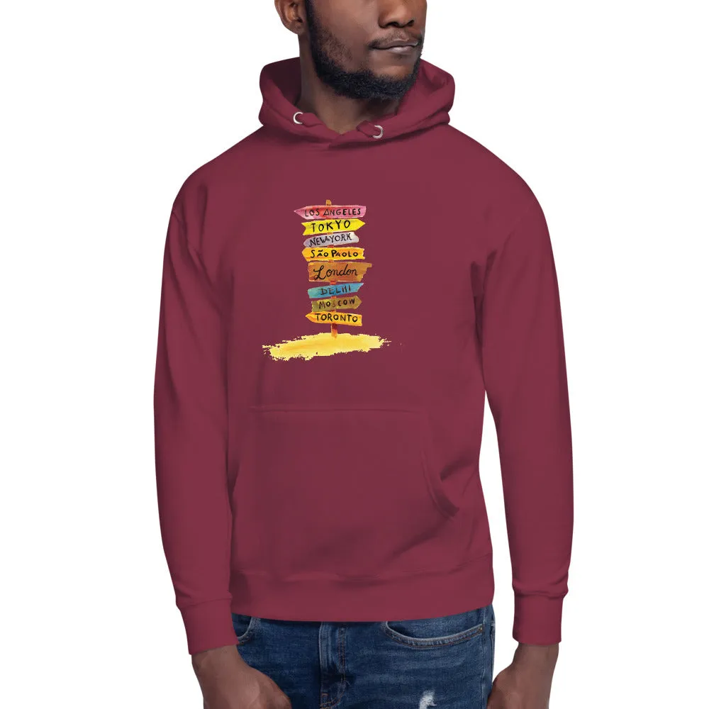 Travel Diaries Men's Hoodie