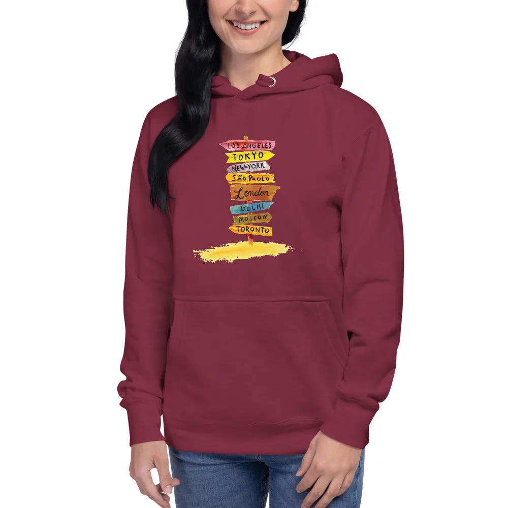 Travel Diaries Women's Hoodie