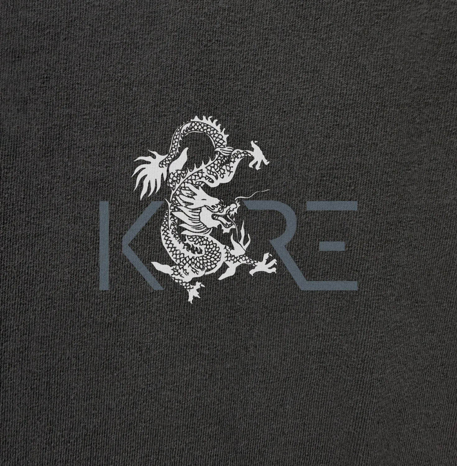TRIGRAM K DRAGON DROP SHOULDER TEE (SHADOW)