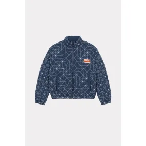 Women Sashiko Stitch Down Jacket - Midnight Blue