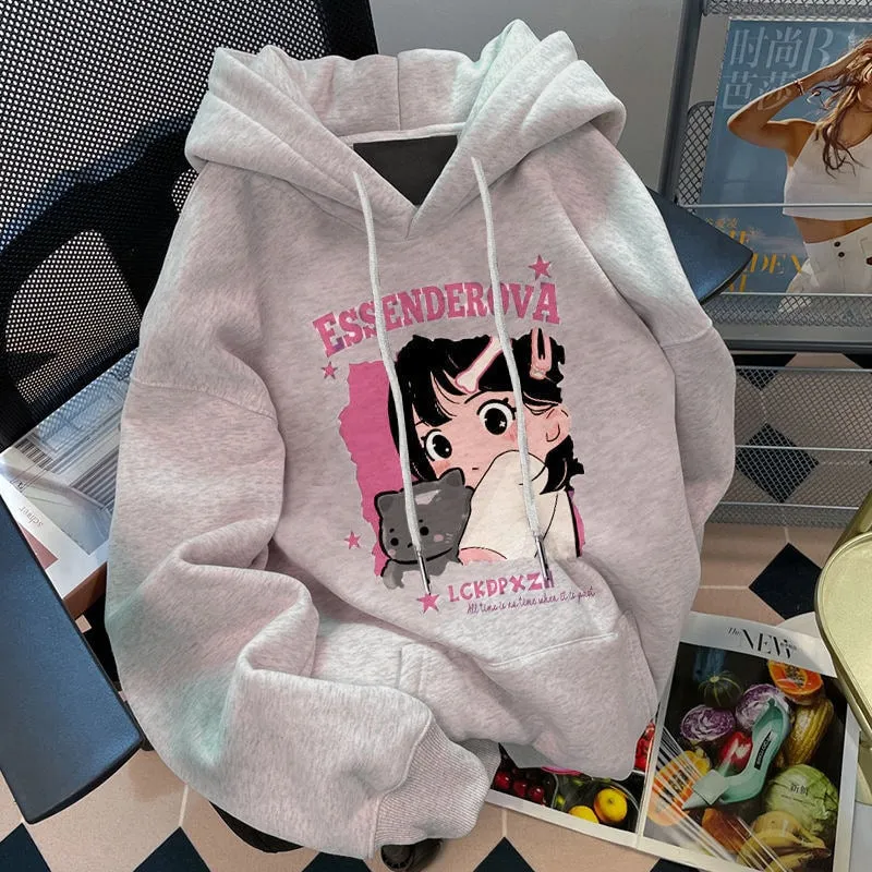 Women's Sleeveless Cartoon/Anime Hoody M 505880