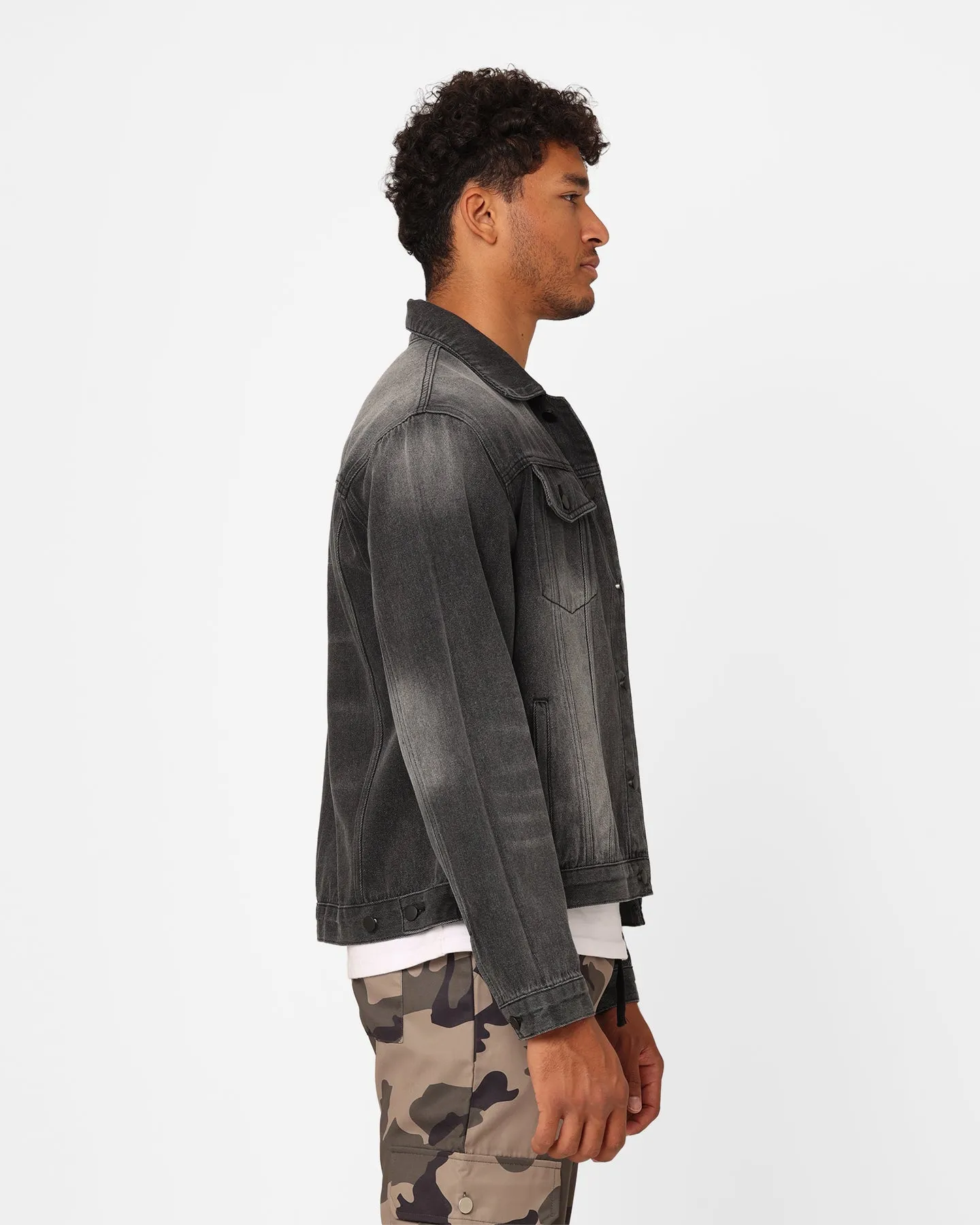 XXIII Cooper Denim Jacket Black Acidwash