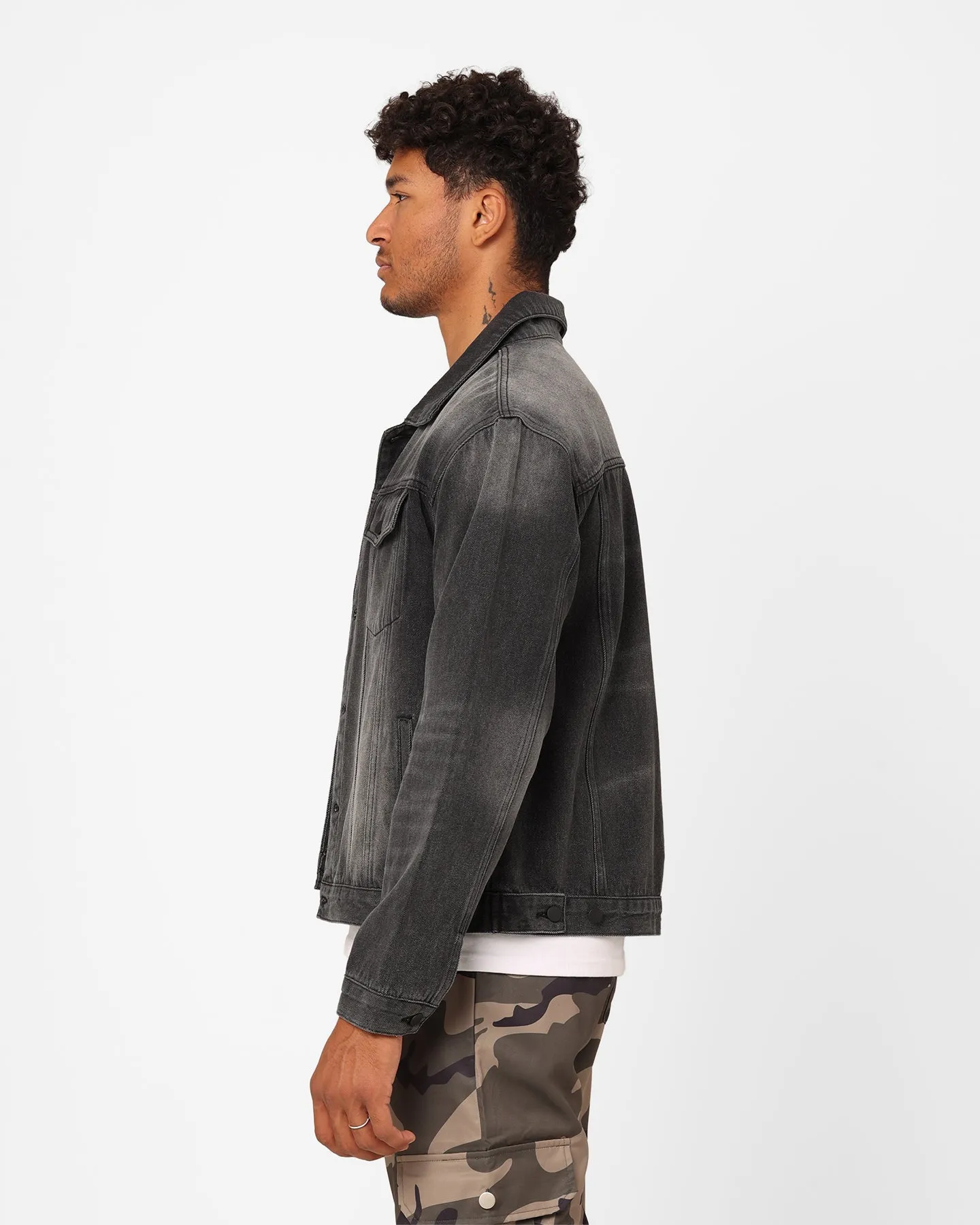 XXIII Cooper Denim Jacket Black Acidwash