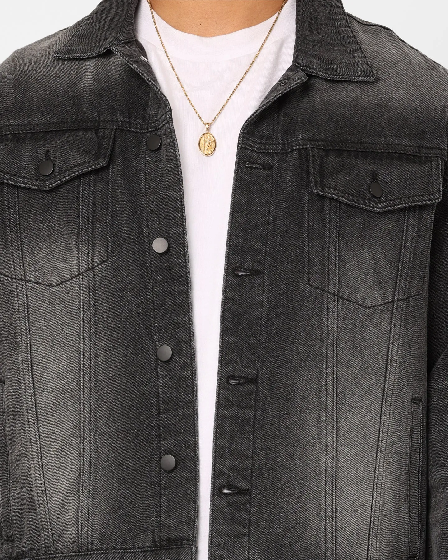 XXIII Cooper Denim Jacket Black Acidwash