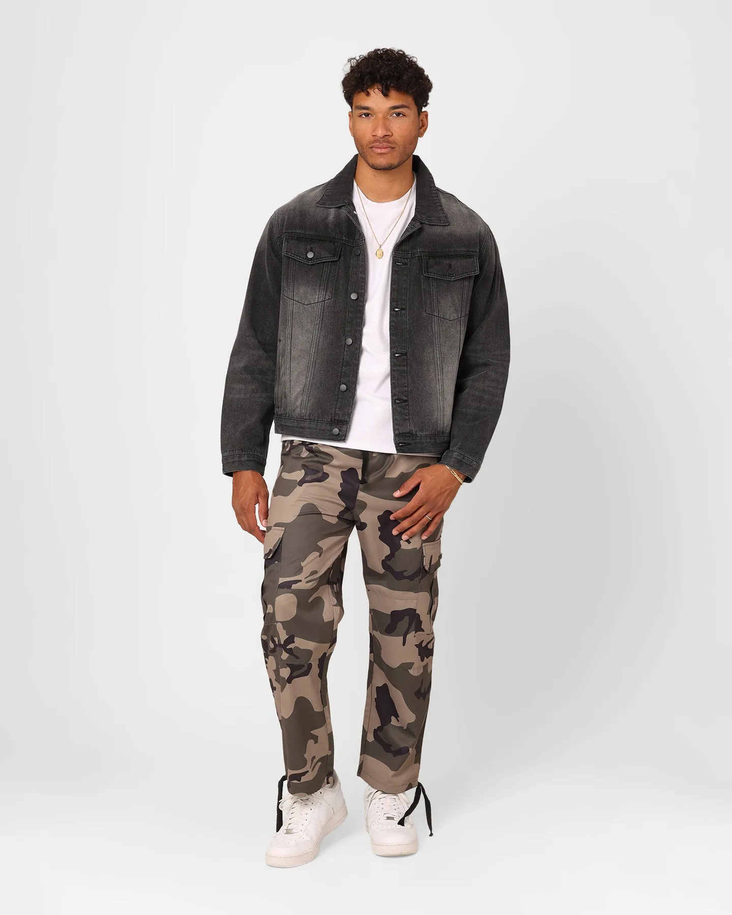 XXIII Cooper Denim Jacket Black Acidwash
